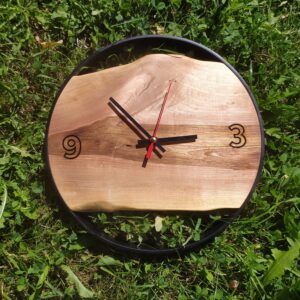 Runde Wanduhr